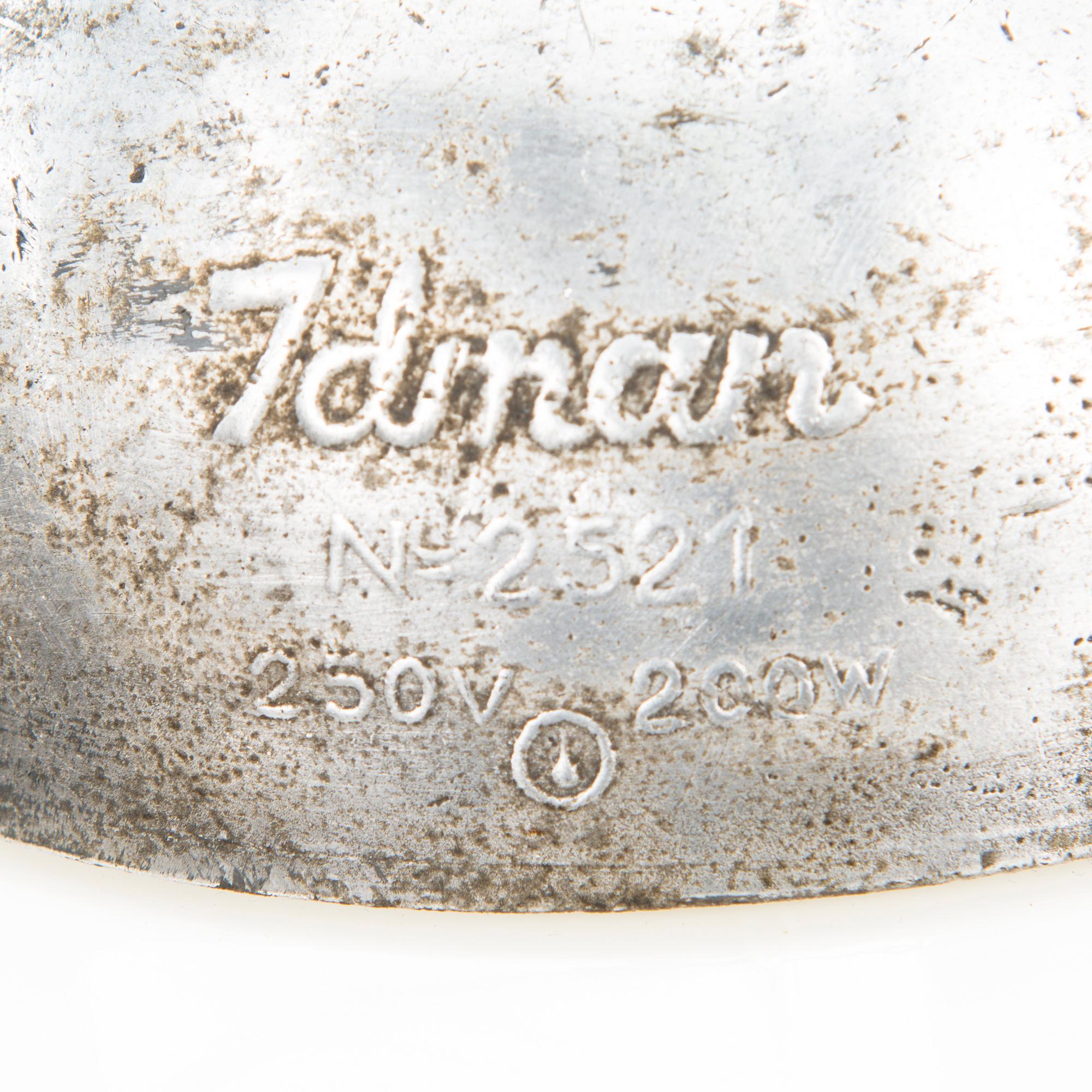 A pair of mid-20th century ceiling lamp model 2521 for Idman, Finland.