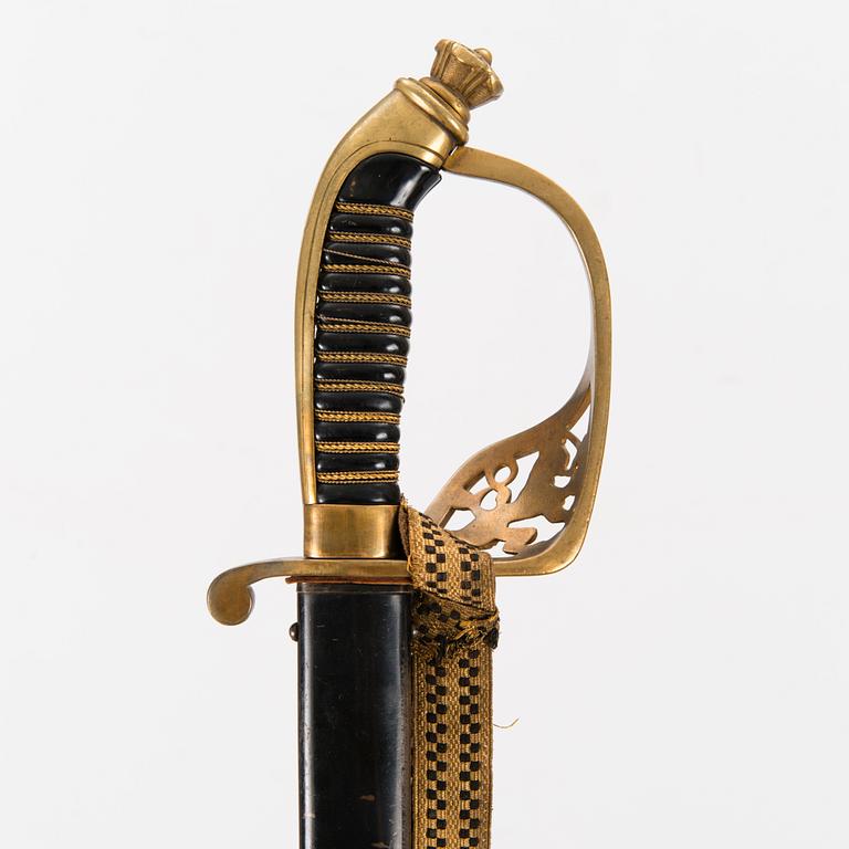 A Finnish model 22 infantry officer's sword, first half of 20th Century.