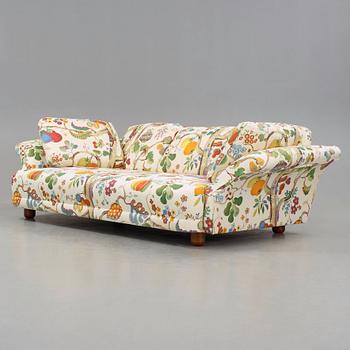 Josef Frank, a 'Liljevalchs' sofa, upholstered in Frank's fabric 'Vegetable tree'.