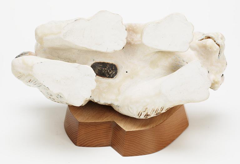 A Gunnar Nylund stoneware figure of a lynx, Rörstrand.