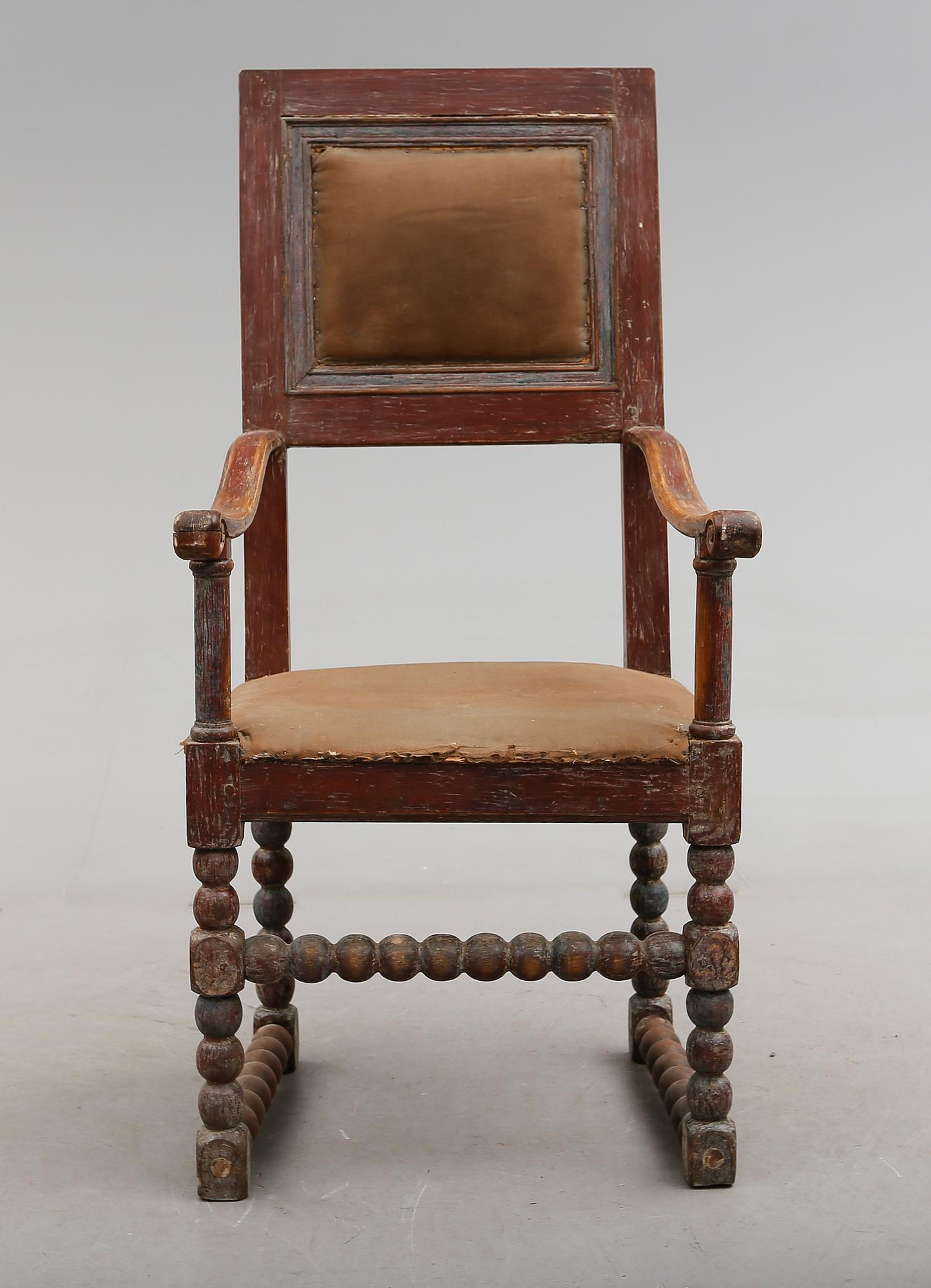 KARMSTOL, barock, 1700-tal.