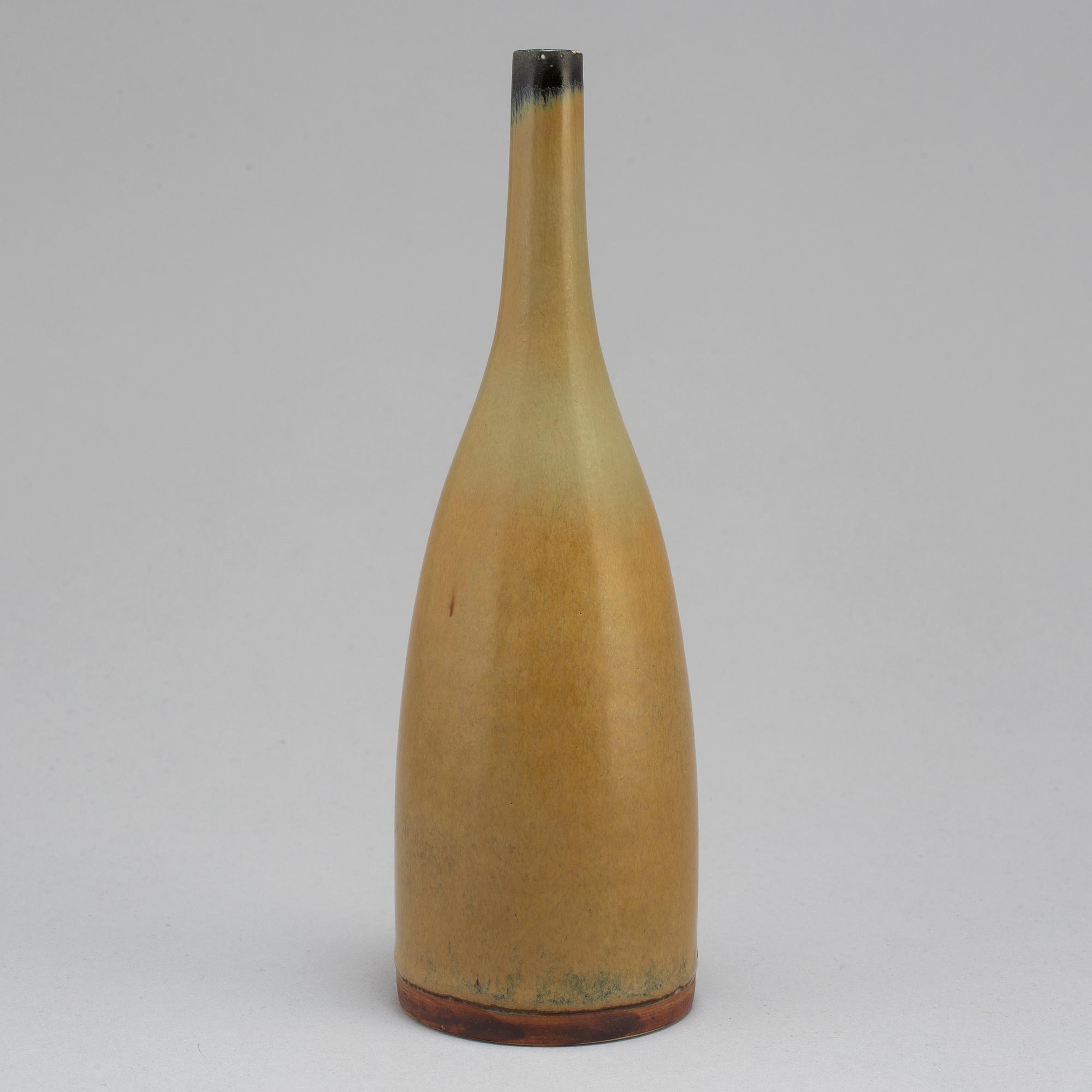 CARL-HARRY STÅLHANE, unique stoneware vase, Rörstrand.