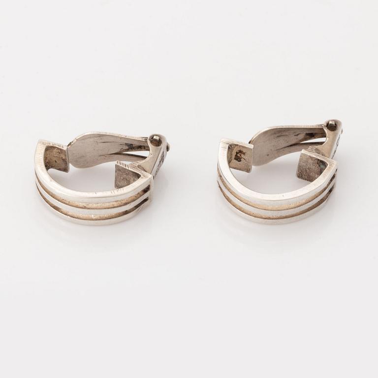 Ett par örhängen silver, Ericsson Stilsmycken.