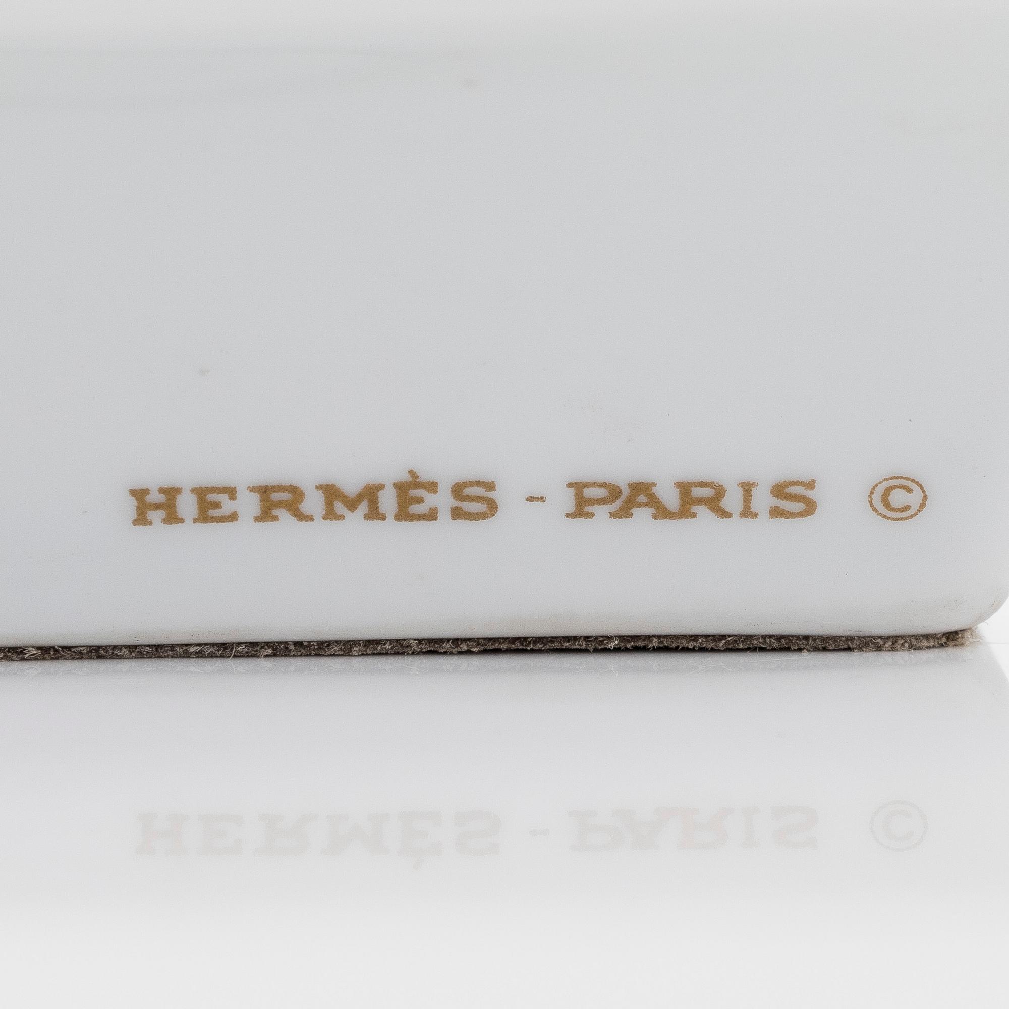 Hermès, tuhkakuppi, posliini, Pariisi, Ranska.