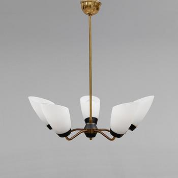TAKLAMPA, 1900-talets mitt. Höjd ca 61 cm.