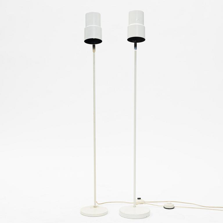 Hans-Agne Jakobsson, golvlampor, ett par, modell G154, Hans-Agne Jakobsson AB, Markaryd, 1960/70-tal.