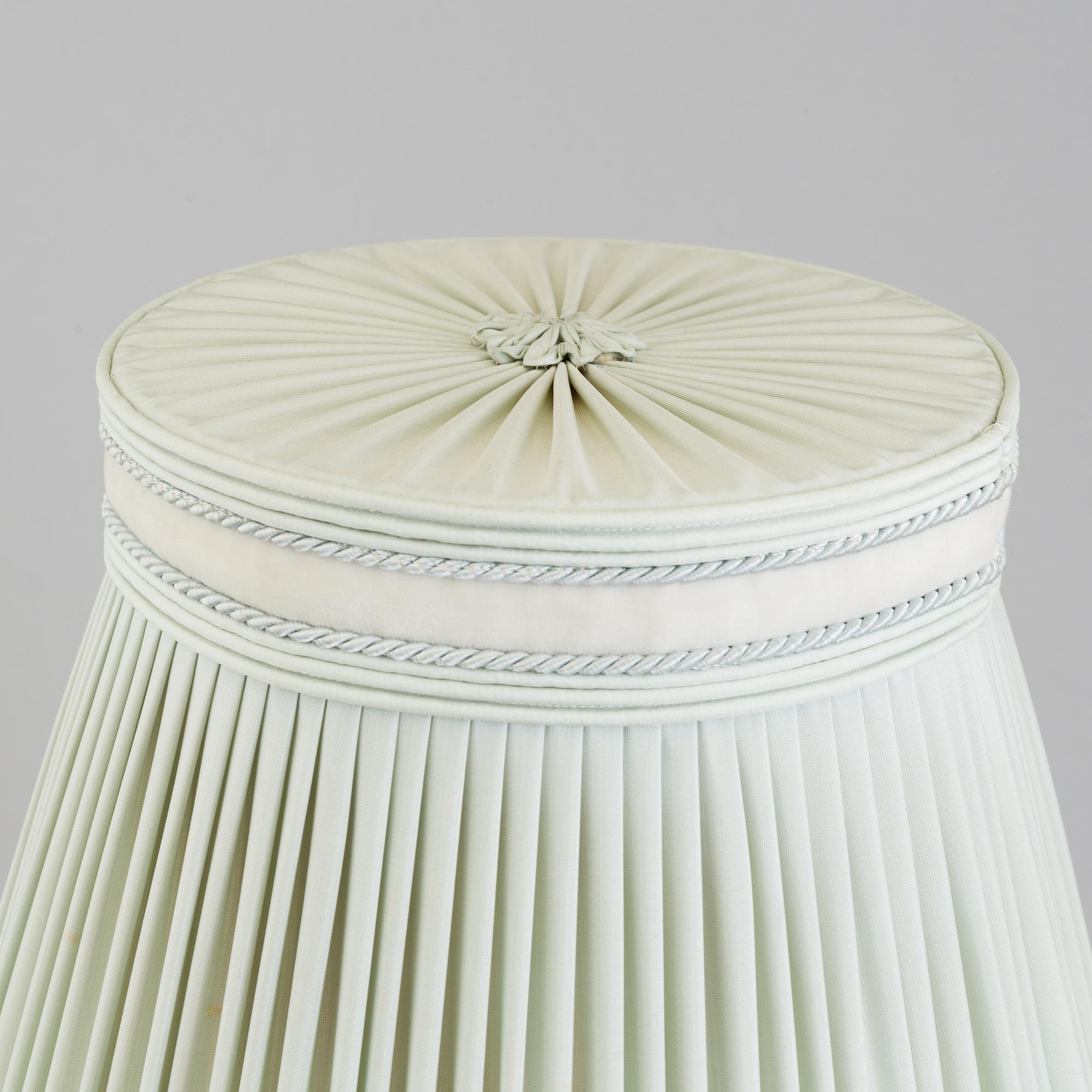 A 'Sgraffito' table light by Josef Ekberg for Gustavsberg, signed and dated 1921.