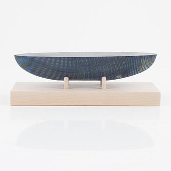 Bertil Vallien, boat, glass, Kosta Boda.