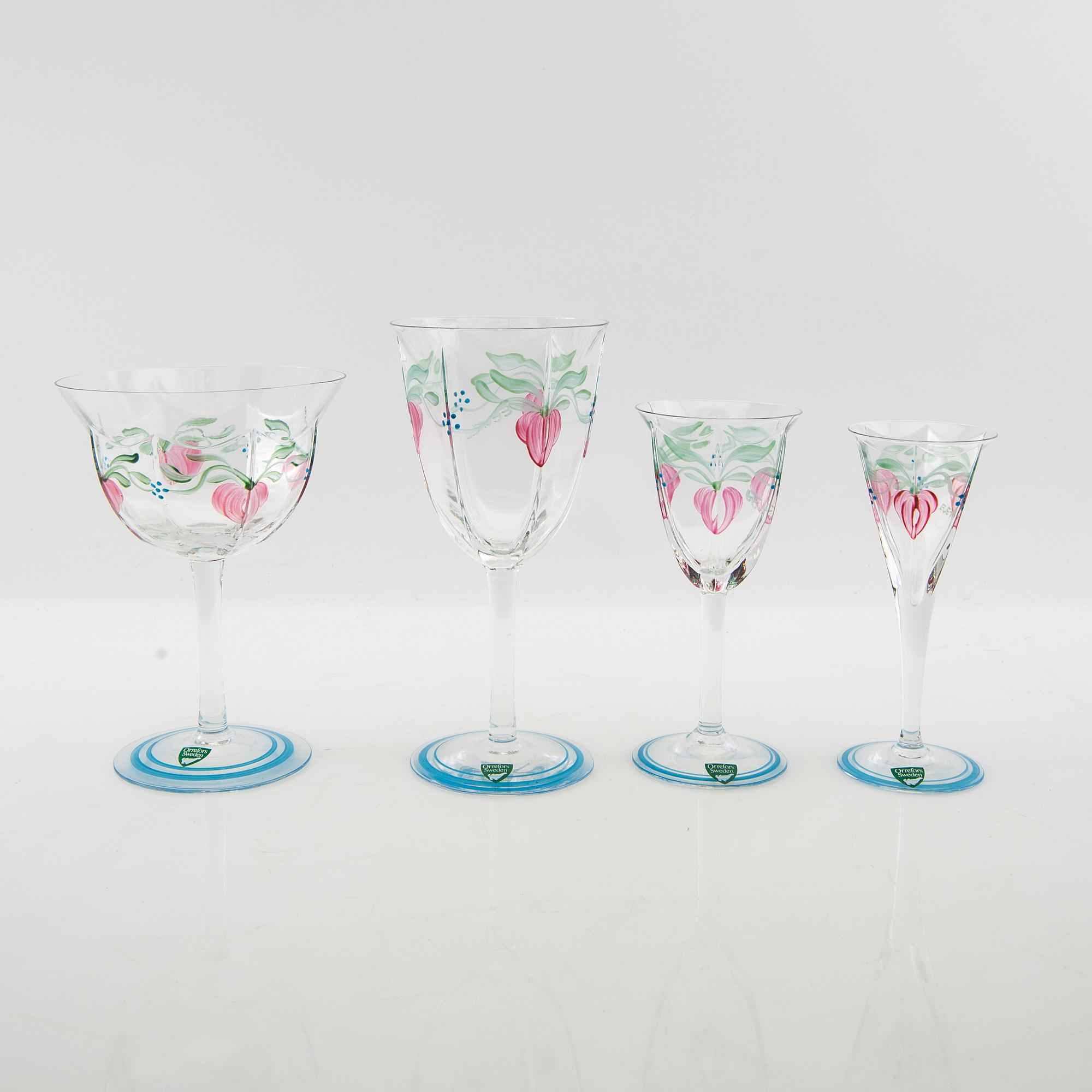 Eva Englund, Glass Service "Maja" 29 dlr, Orrefors.