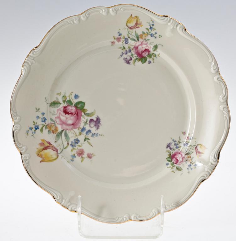 MATSERVIS, porslin, 48 delar, "Pompadour", Rosenthal.