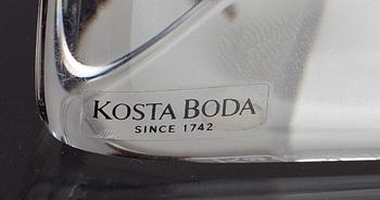 SKULPTUR, glas. Bertil Vallien, Kosta Boda. Signerad.