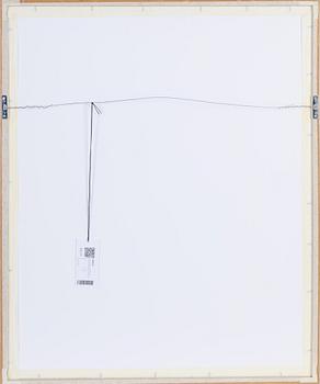 Ulf Lundell, mixed media with collage, signed and dated 07.