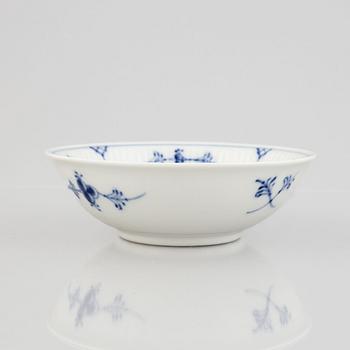 A group of three 'Blue Fluted' porcelain bowls, Royal Copenhagen, model '211', '592', '2302', 1893-1923 and 1950-60's.