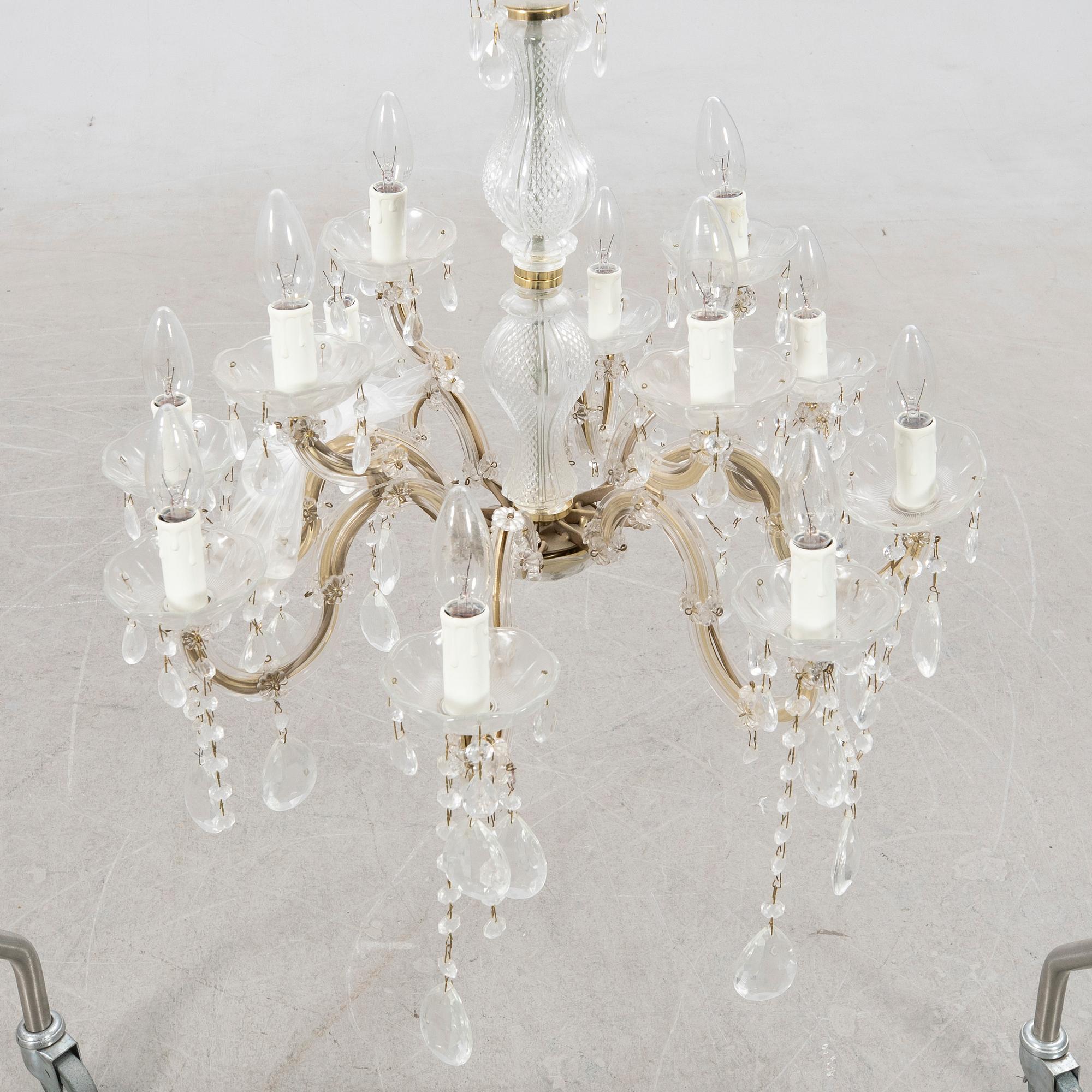 Ljuskrona, venetiansk stil, 1900-tal.