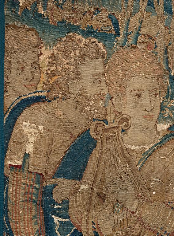 A TAPESTRY, "Alexander the Great", tapestry weave, 
ca 230 x 230,5 cm, Flanders the 17th century.