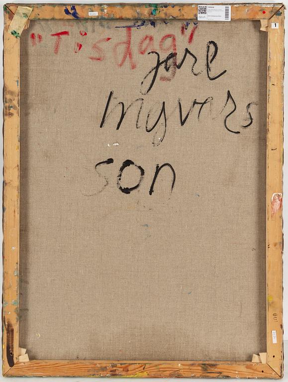 JARL INGVARSSON, verso signed Jarl Ingvarsson, oil on canvas.