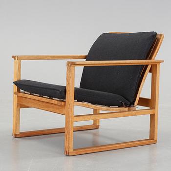 BØRGE MOGENSEN, fåtölj, "Slädestolen modell 2256", Fredericia Möbelfabrik.