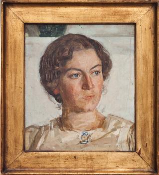 RICHARD BERGH, olja på duk, stämpelsignerad à tergo.