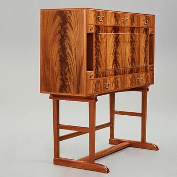 Josef Frank, a mahogany secretaire, Svenskt Tenn, Sweden, model 1036, probably 1960-70's.