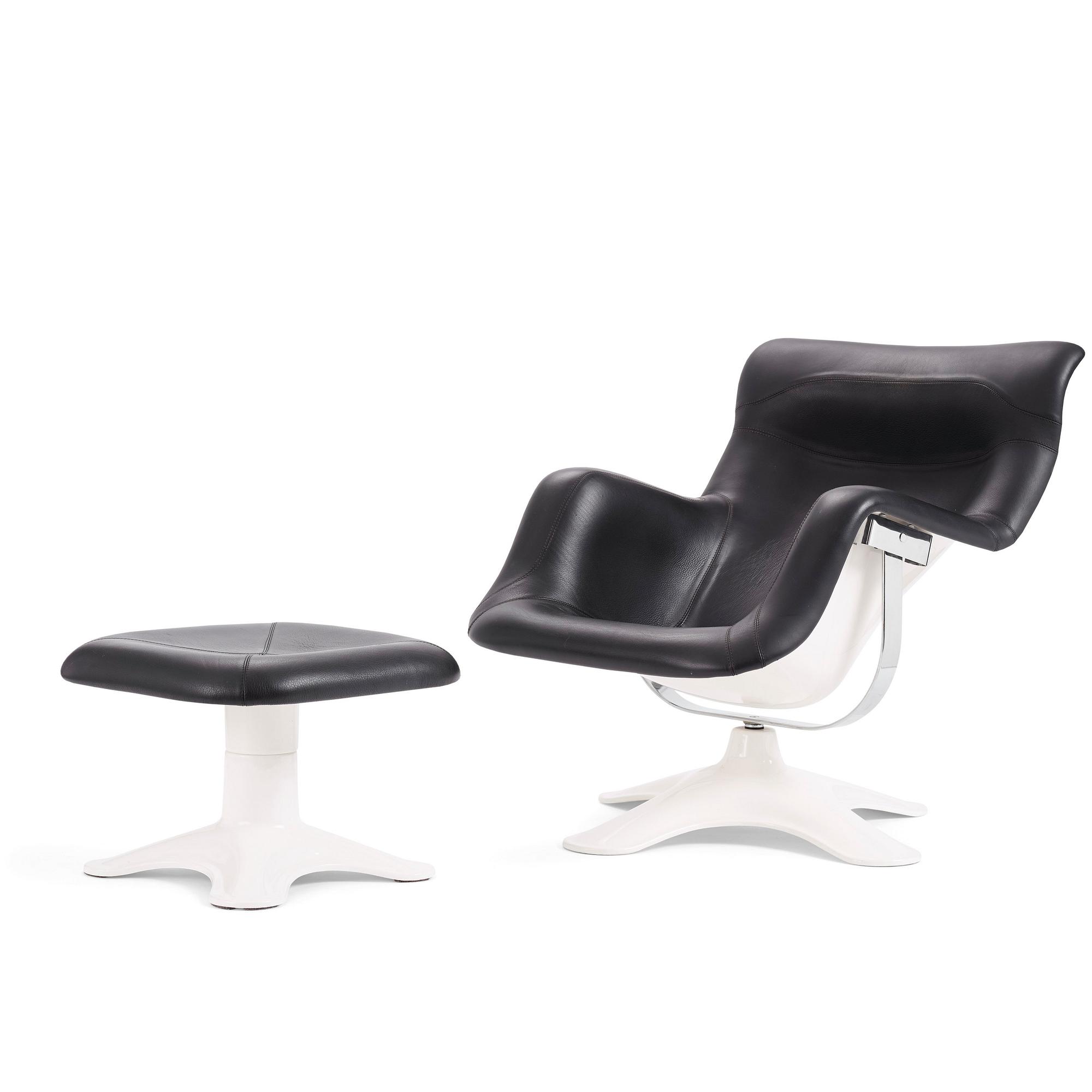 Yrjö Kukkapuro, a 'Karuselli' swivel chair, Avarte, Finland.