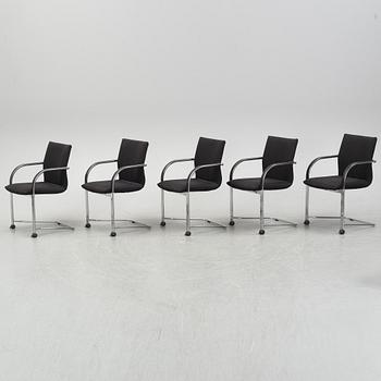 Burkhard Vogtherr, a set of five 'Independence' chairs for Fritz Hansen.