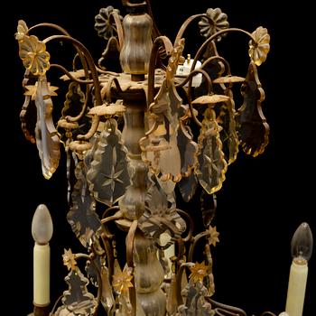 A baroque style ceiling light, first half of the 20th century.