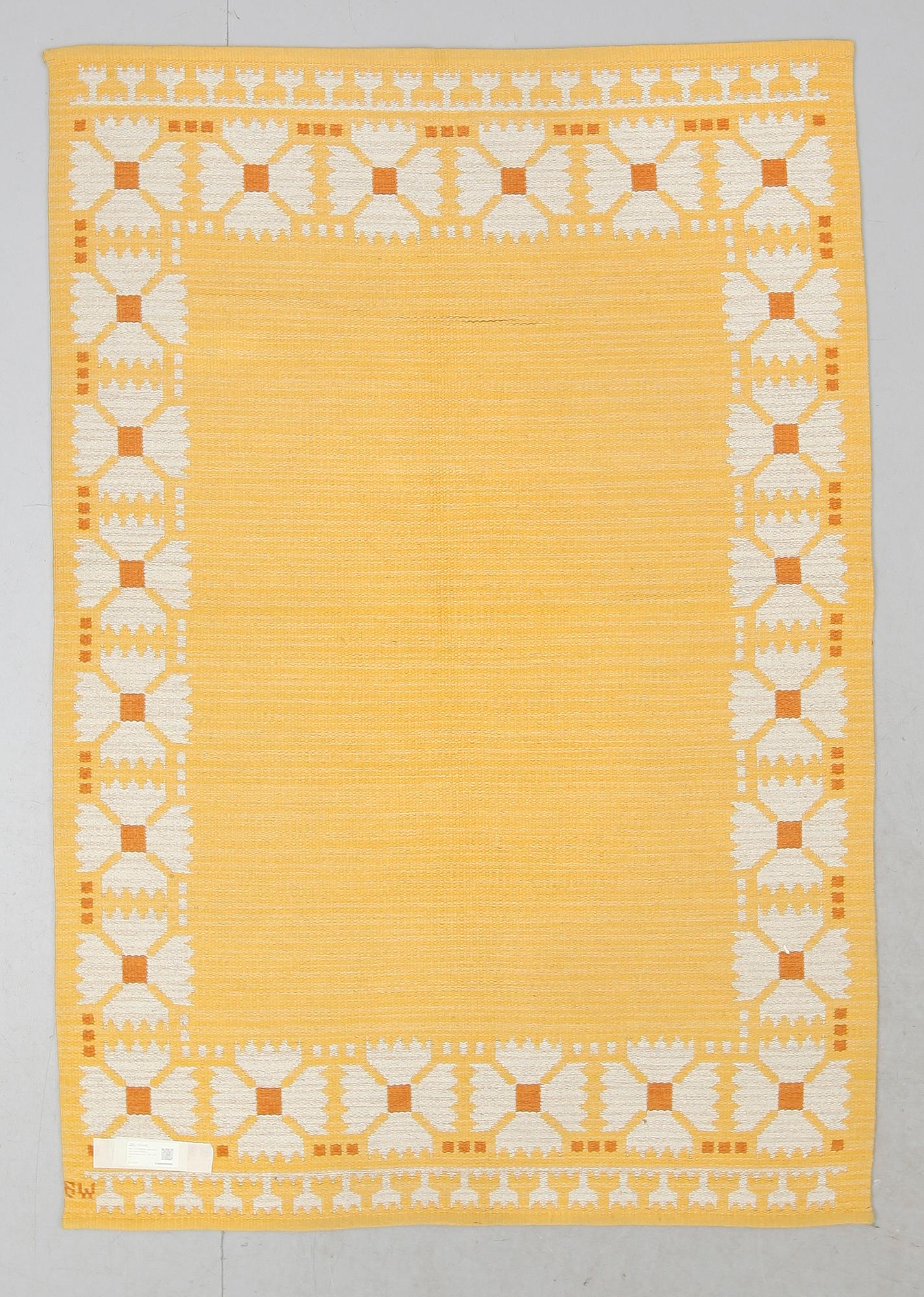 MATTA, Rölakan, signerad SW (Sofia Widén), 1900-talets mitt. 202 x 140 cm.