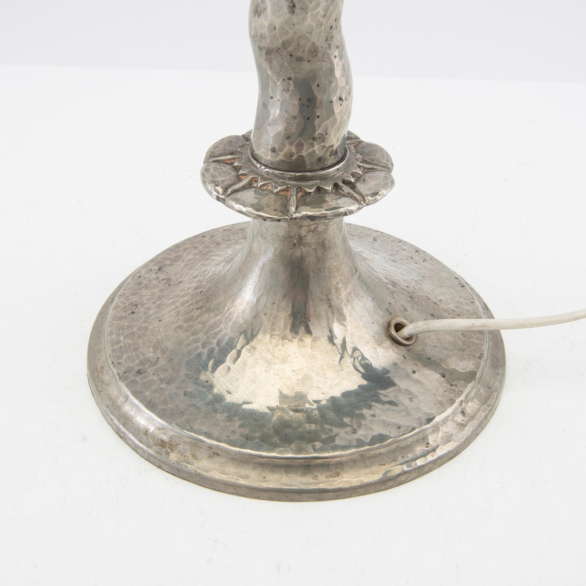 Harald Notini, bordslampa, modell "8891", Arvid Böhlmarks Lampfabrik, 1920-tal.