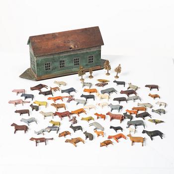 Erzgebirge, attributed, “Noah’s Ark”, circa 1900.