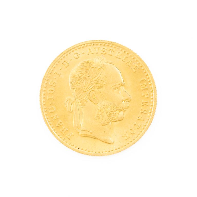 Guldmynt, Österrike-Ungern, 1 Ducat, 1915.
