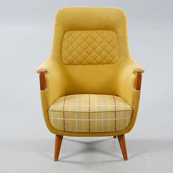 A Savoy armchair, designed by Torbjørn Afdal & Rolf Hesland for Bruksbo, early 1950s.