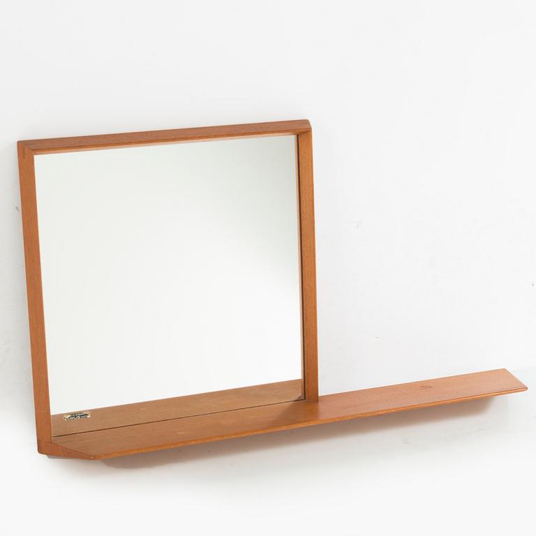 A 1950s teak mirror, Luxus, Vittsjö.