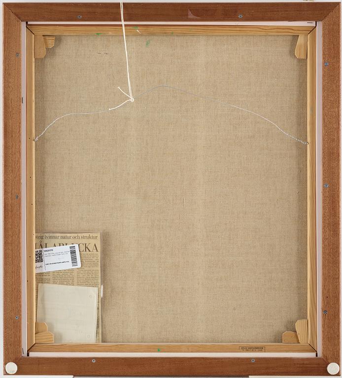 ULF TROTZIG, oil on canvas, indistinctly signed in the lower right corner.
