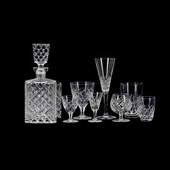 GLASSERVISDELAR, 71 st, Boda, 1900-talets andra hälft.