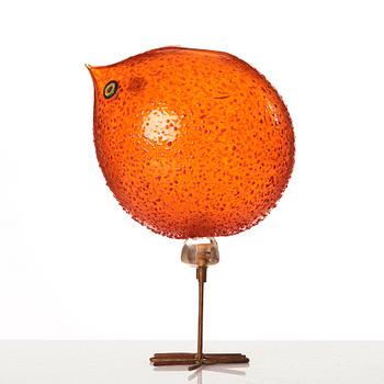 Peter Pelzel, a 'Pulcino' glass bird, Vistosi, Italy 1960's.