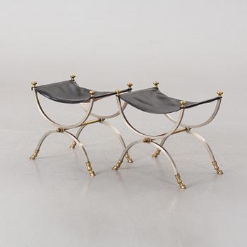 TABURETTER, ett par, 1900-talets andra hälft.