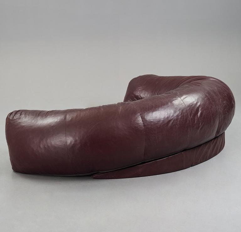 Raphael Raffel, / Raphaël, a "Croissant", sofa, Maison Honoré, Paris 1970's.