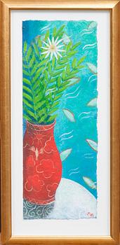 STEFAN IGELSTRÖM, blandteknik, signerad.