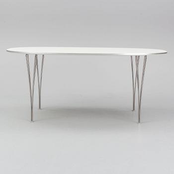 BRUNO MATHSSON & PIET HEIN, 'Supperellips' table. Fritz Hansen, Denmark.