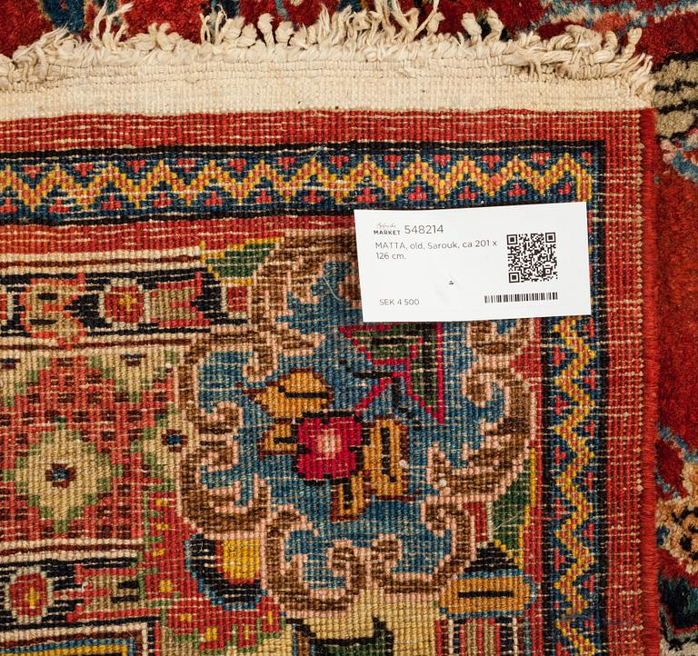 MATTA, old, Sarouk, ca 201 x 126 cm.