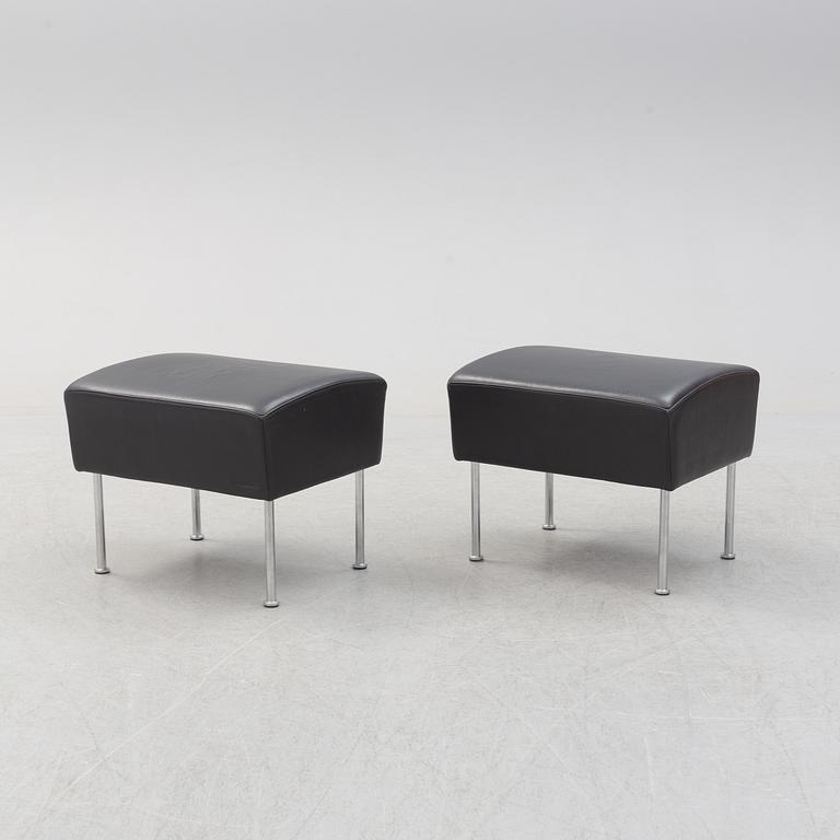 GUNILLA ALLARD, fotpallar, ett par, "Cinema", Lammhults, 1995.