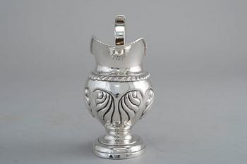 A CREAMER, silver. Roland Mellin Helsinki 1838. Height 12 cm, weight 132 g.