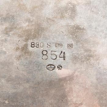 Coffee service, silver, 3 pieces.