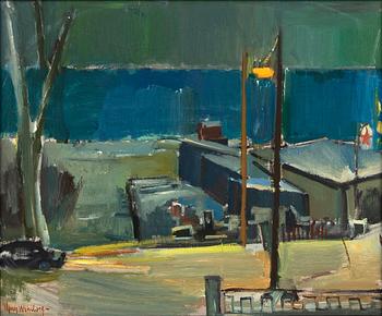 Gerhard Wihlborg, "Vinternatt Ystad".