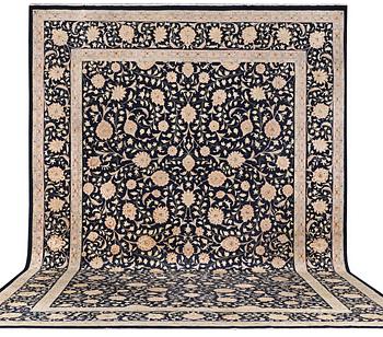 A Meshed carpet, c. 548 x 383 cm.