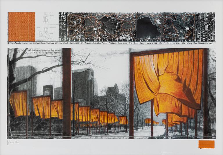 Christo & Jeanne-Claude, "The Gates, (Project for Central Park, New York City)".