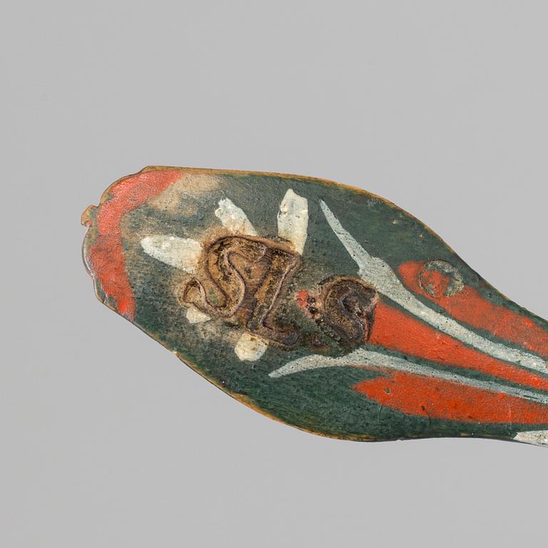 BRÖLLOPSSKED, friargåva, allmoge, möjligen Norrala, Hälsingland, 1800-tal.