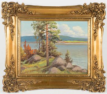 Arthur Heickell, öljy kankaalle, signeerattu.