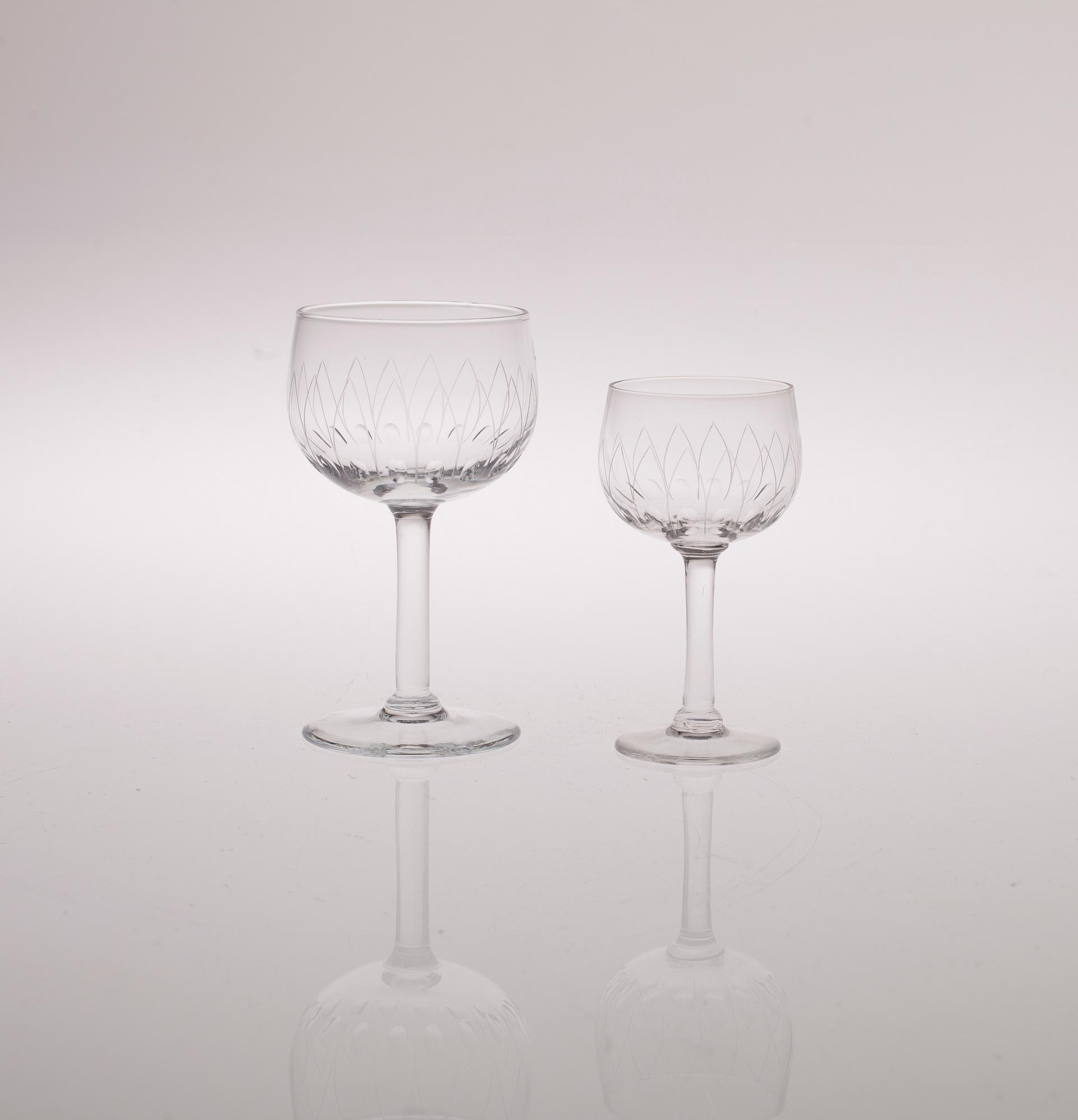 GLASSERVIS, 24 delar "Kilta" Göran Hongell, Iittala. Formgiven 1947.