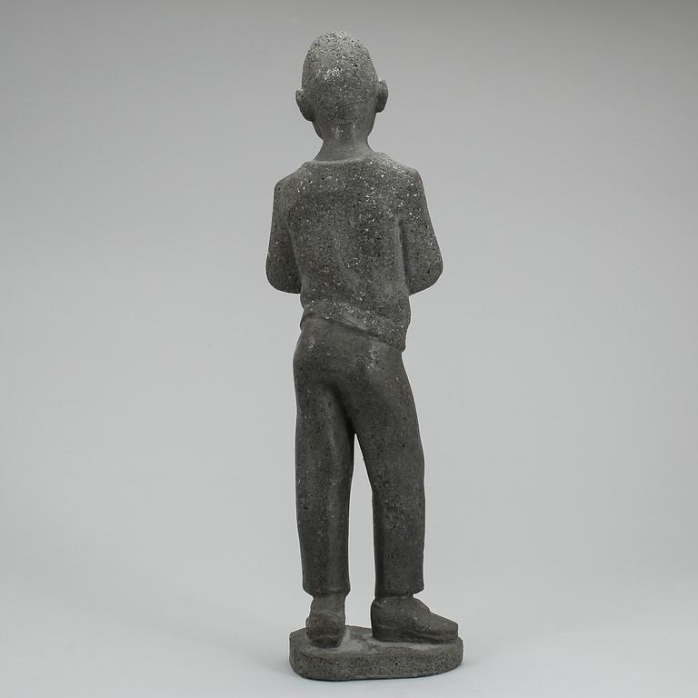 PUCK STOCKLASSA, skulptur, sten, signerad.